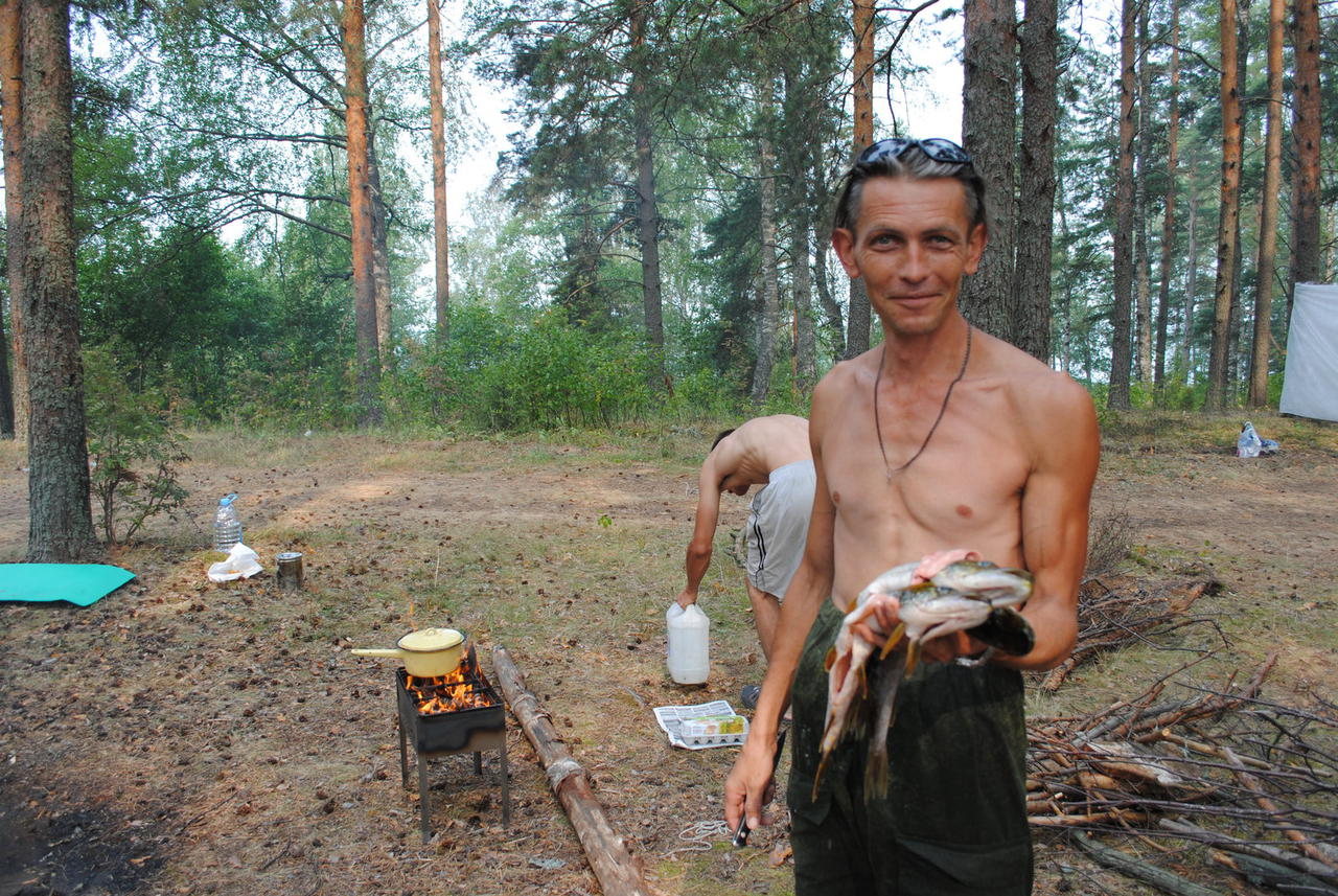 Ерш - рыболов