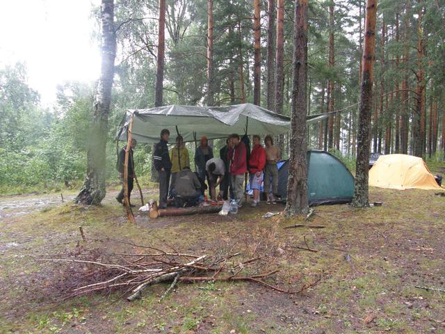2009-08-01 Погода не подвела. Ливень.